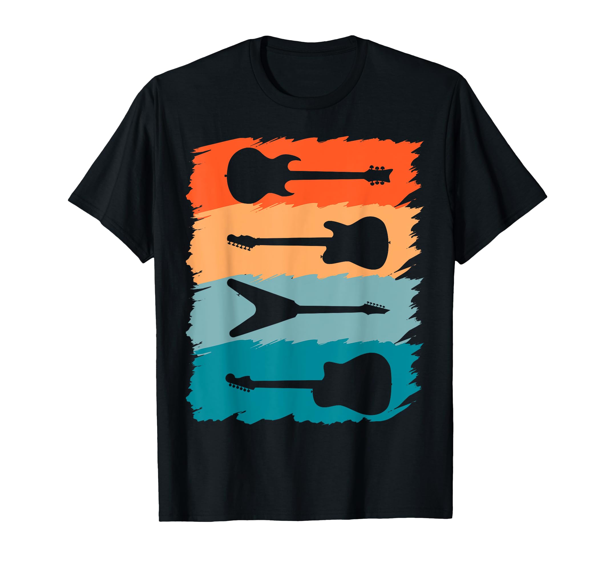 Guitar Music Band Guitarist T-Shirt - Unique Graphic Men Women - T-Shirt, Sweatshirt, Hoodie