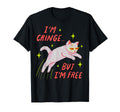 Im Cringe But Im Free Funny Meme Cat Lover T-Shirt - Unique Graphic Unisex - T-Shirt, Sweatshirt, Hoodie
