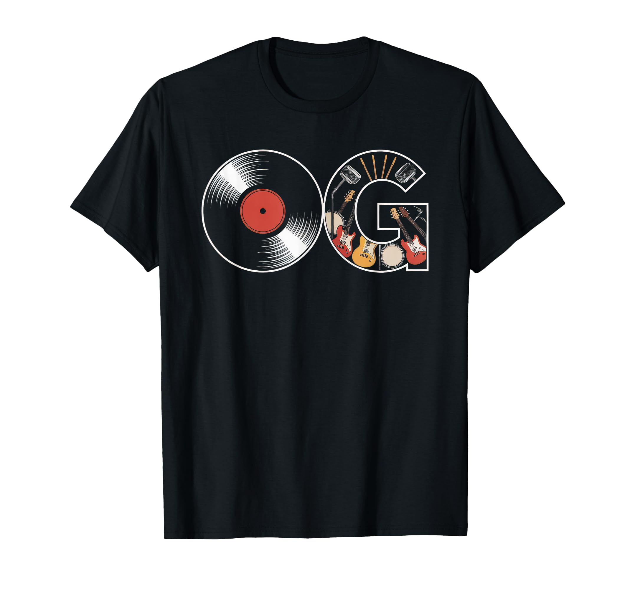 Old School Og Hip Hop Vinyl Cds T-Shirt - Casual Everyday Wear Unisex - T-Shirt, Sweatshirt, Hoodie