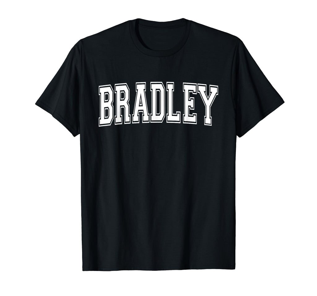Bradley Il Illinois Usa Sports Varsity T-Shirt - Custom Art Print Unisex - T-Shirt, Sweatshirt, Hoodie