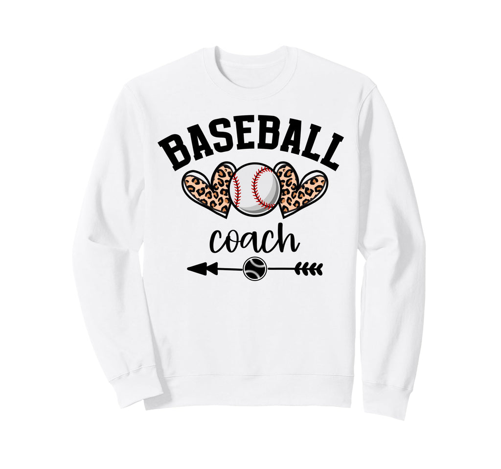 Baseball Coach Womens Baseball Sweatshirt - Custom Art Print for Adults - T-Shirt, Sweatshirt, Hoodie