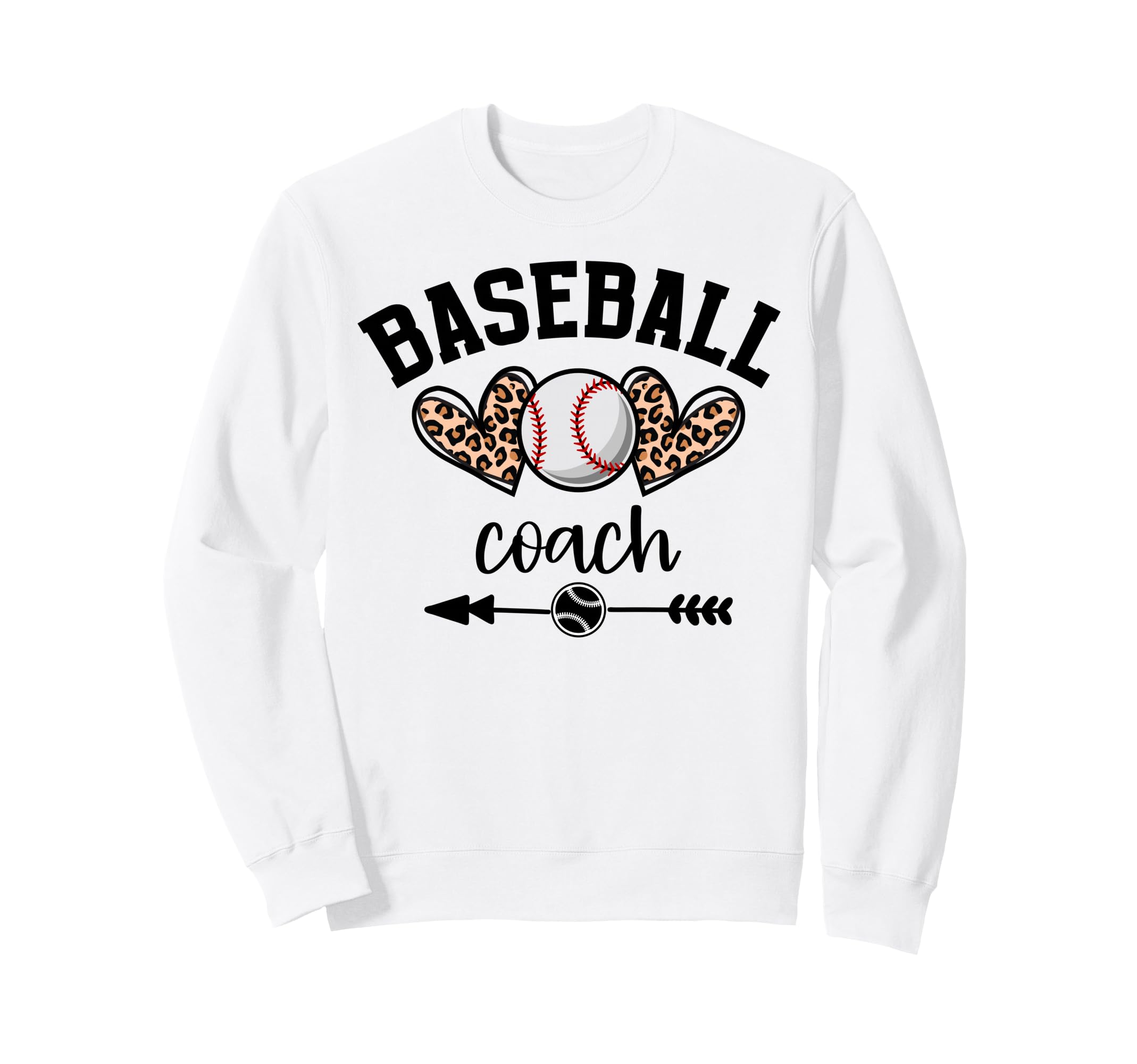 Baseball Coach Womens Baseball Sweatshirt - Custom Art Print for Adults - T-Shirt, Sweatshirt, Hoodie
