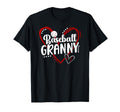 Baseball Granny Heart Granny Baseball T-Shirt - Novelty Apparel Men Women - T-Shirt, Sweatshirt, Hoodie