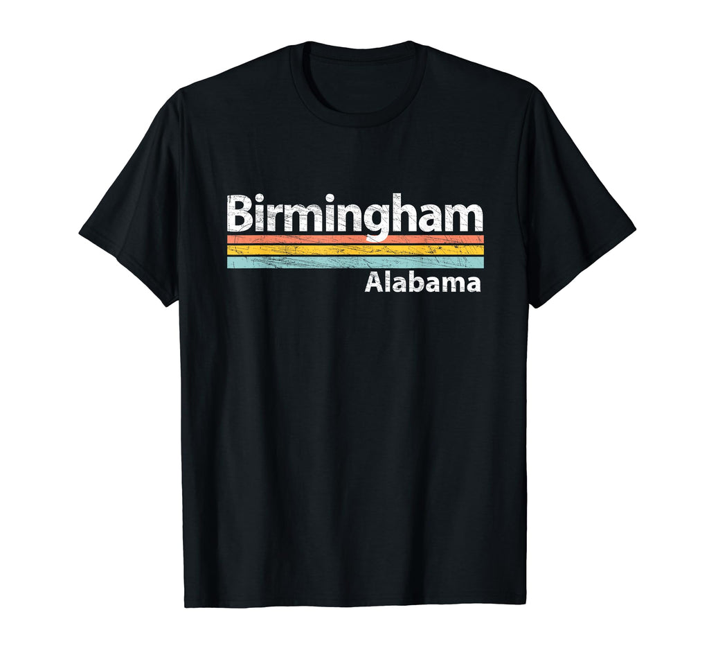 Birmingham Alabama Stripes T-Shirt - Unique Graphic Unisex - T-Shirt, Sweatshirt, Hoodie