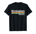 Birmingham Alabama Stripes T-Shirt - Unique Graphic Unisex - T-Shirt, Sweatshirt, Hoodie