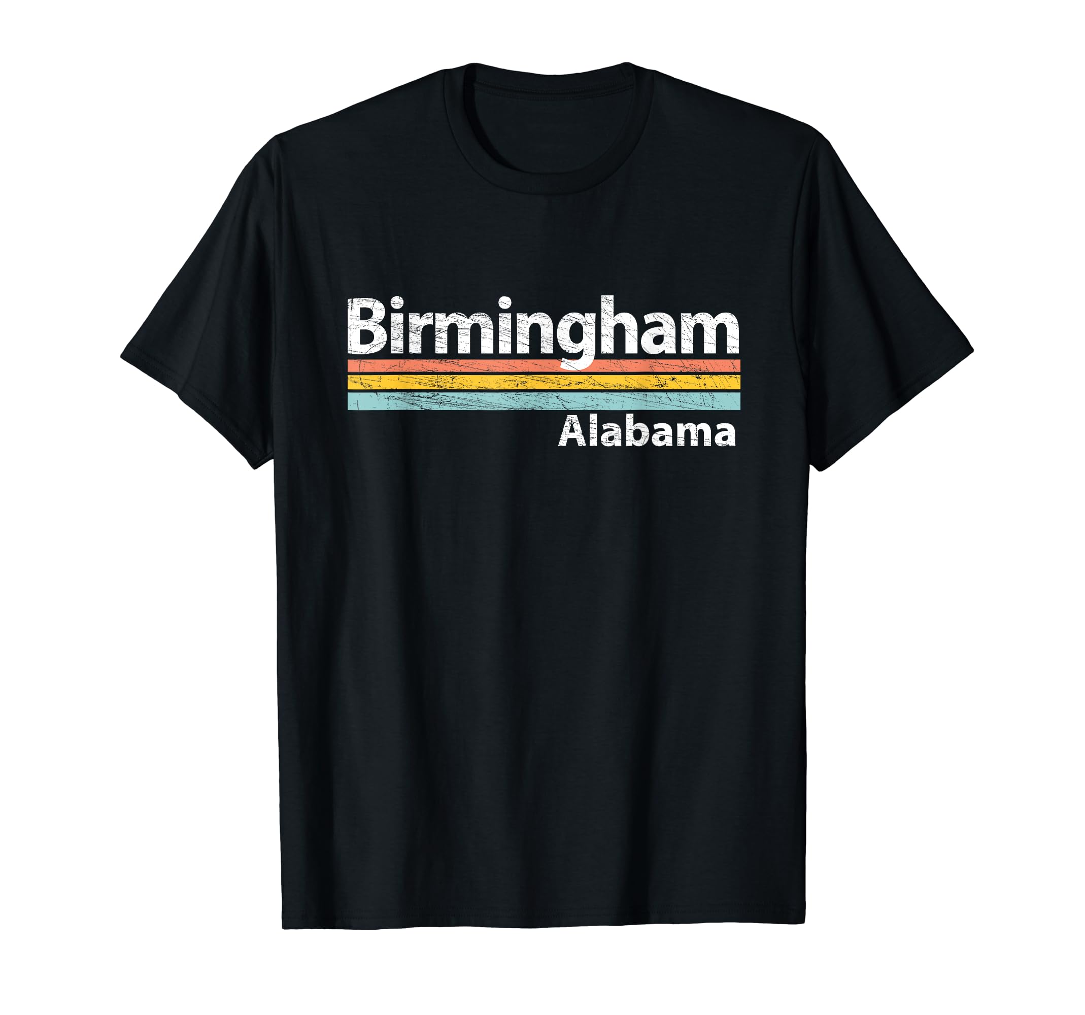 Birmingham Alabama Stripes T-Shirt - Unique Graphic Unisex - T-Shirt, Sweatshirt, Hoodie