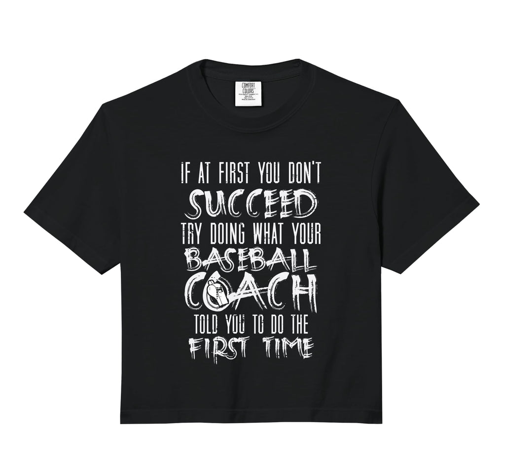 If First You Dont Succeed Funny Baseball Hoodie - Trendy Graphic Men Women - T-Shirt, Sweatshirt, Hoodie