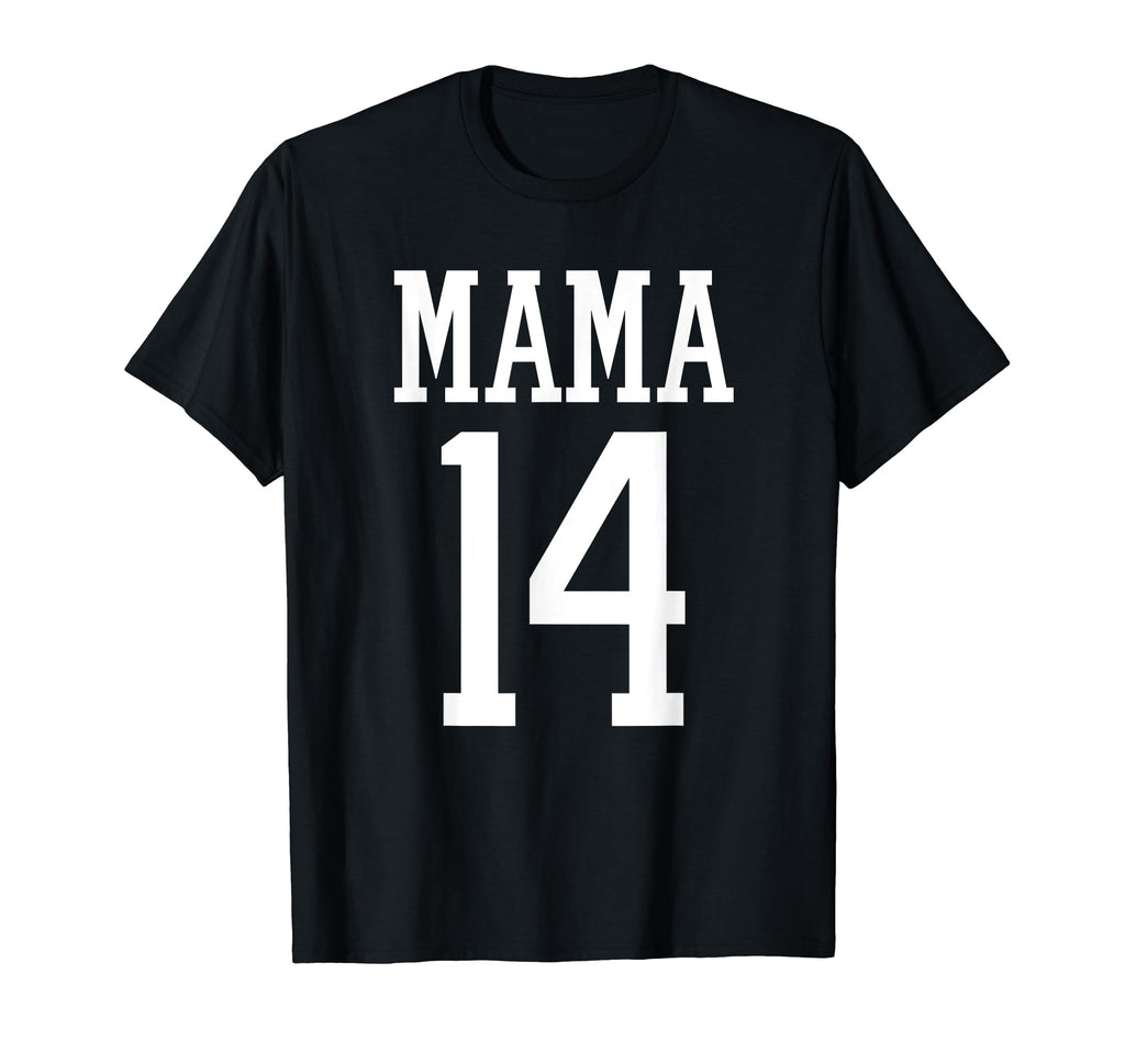 Number 14 Mama Biggest Fan Spirit T-Shirt - Fun Novelty Design Men Women - T-Shirt, Sweatshirt, Hoodie