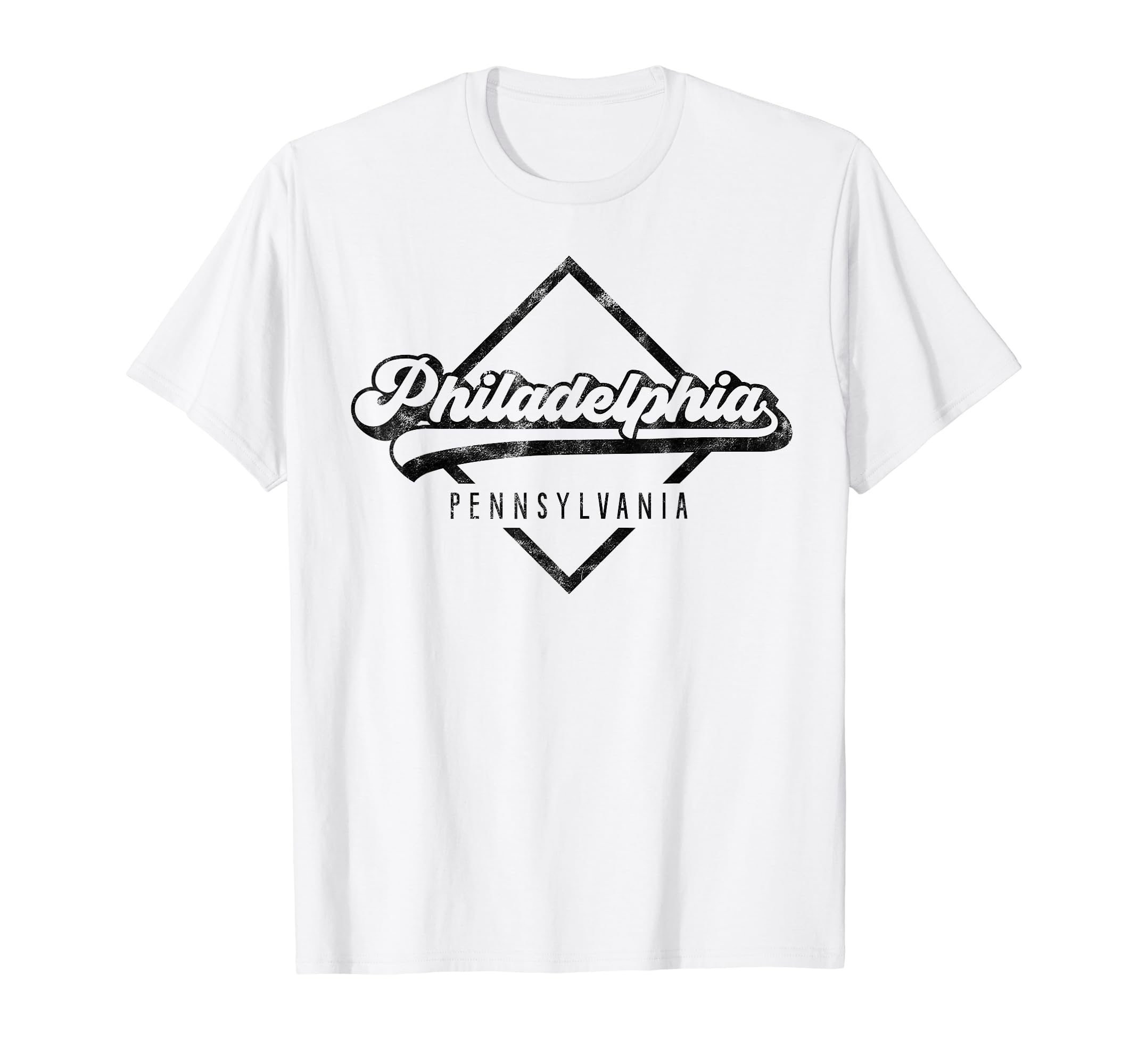 Philadelphia Pa Distressed 70S 80S T-Shirt - Casual Everyday Wear Unisex - T-Shirt, Sweatshirt, Hoodie