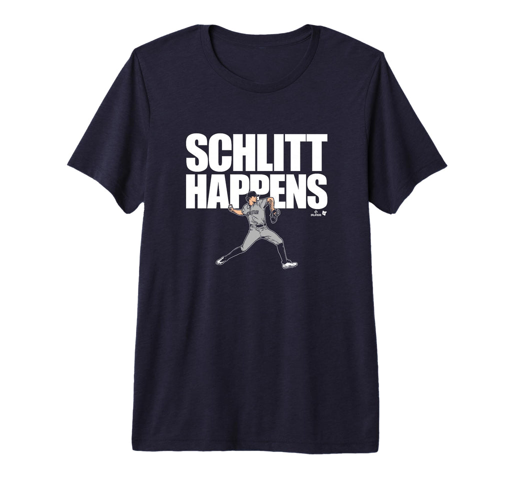 Cam Schlittler Schlitt Happens New T-Shirt - Minimalist Print Men Women - T-Shirt, Sweatshirt, Hoodie
