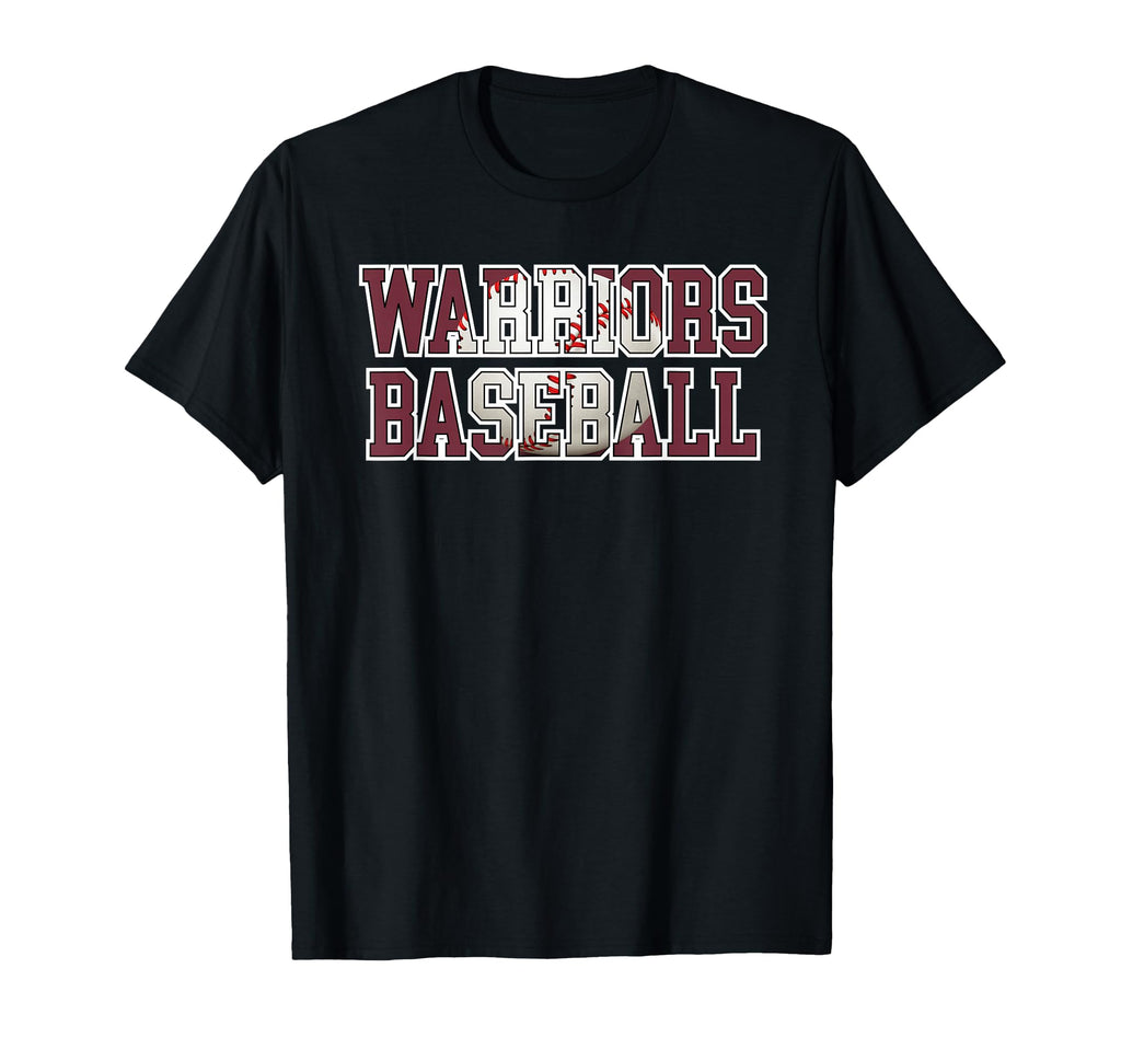 Warriors Baseball Mom Maroon Warrior T-Shirt - Streetwear Style Unisex - T-Shirt, Sweatshirt, Hoodie