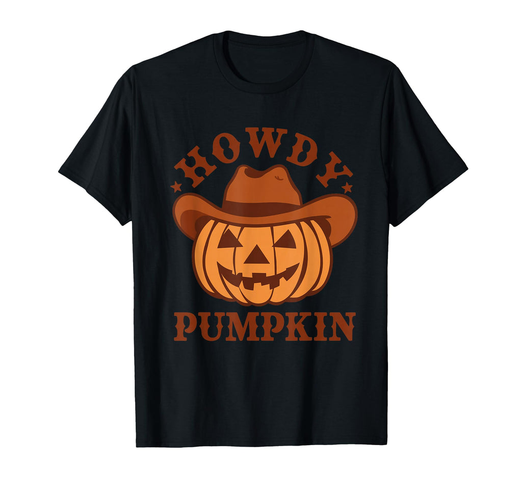 Howdy Pumpkin Autumn Western T-Shirt - Streetwear Style Men Women - T-Shirt, Sweatshirt, Hoodie
