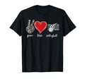 Volleyball Player Team Peace Love T-Shirt - Novelty Apparel Unisex - T-Shirt, Sweatshirt, Hoodie