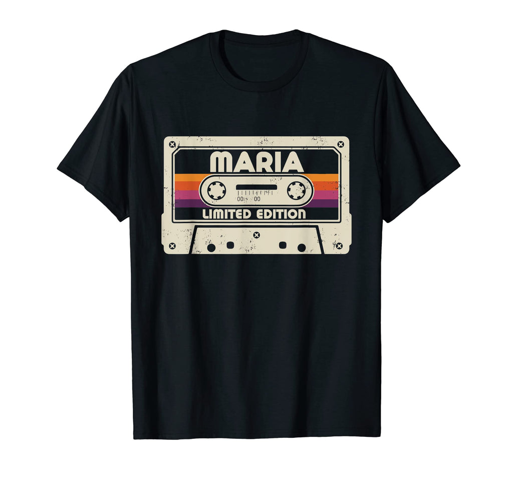 Maria First Name Cassette Tape T-Shirt - Trendy Graphic for Adults - T-Shirt, Sweatshirt, Hoodie