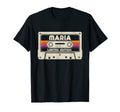 Maria First Name Cassette Tape T-Shirt - Trendy Graphic for Adults - T-Shirt, Sweatshirt, Hoodie
