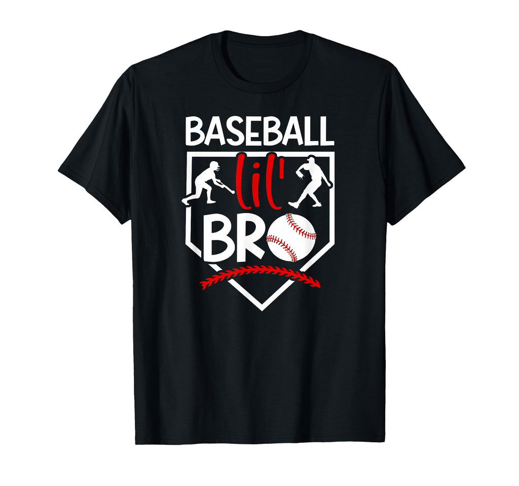 Lil Bro Baseball Brother Baseball T-Shirt - Casual Everyday Wear Men Women - T-Shirt, Sweatshirt, Hoodie