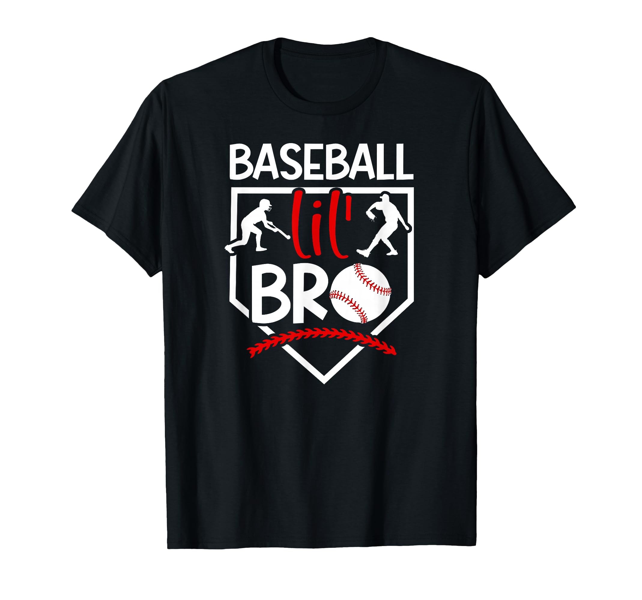 Lil Bro Baseball Brother Baseball T-Shirt - Casual Everyday Wear Men Women - T-Shirt, Sweatshirt, Hoodie