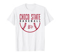 Chico State Wildcats Baseball Arch T-Shirt - Minimalist Print Unisex - T-Shirt, Sweatshirt, Hoodie