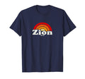 Zion Illinois Il 70S Rainbow T-Shirt - Aesthetic Graphic for Adults - T-Shirt, Sweatshirt, Hoodie