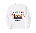 Mixtape Cassette Tape Heart Art Sweatshirt - Casual Everyday Wear Unisex - T-Shirt, Sweatshirt, Hoodie
