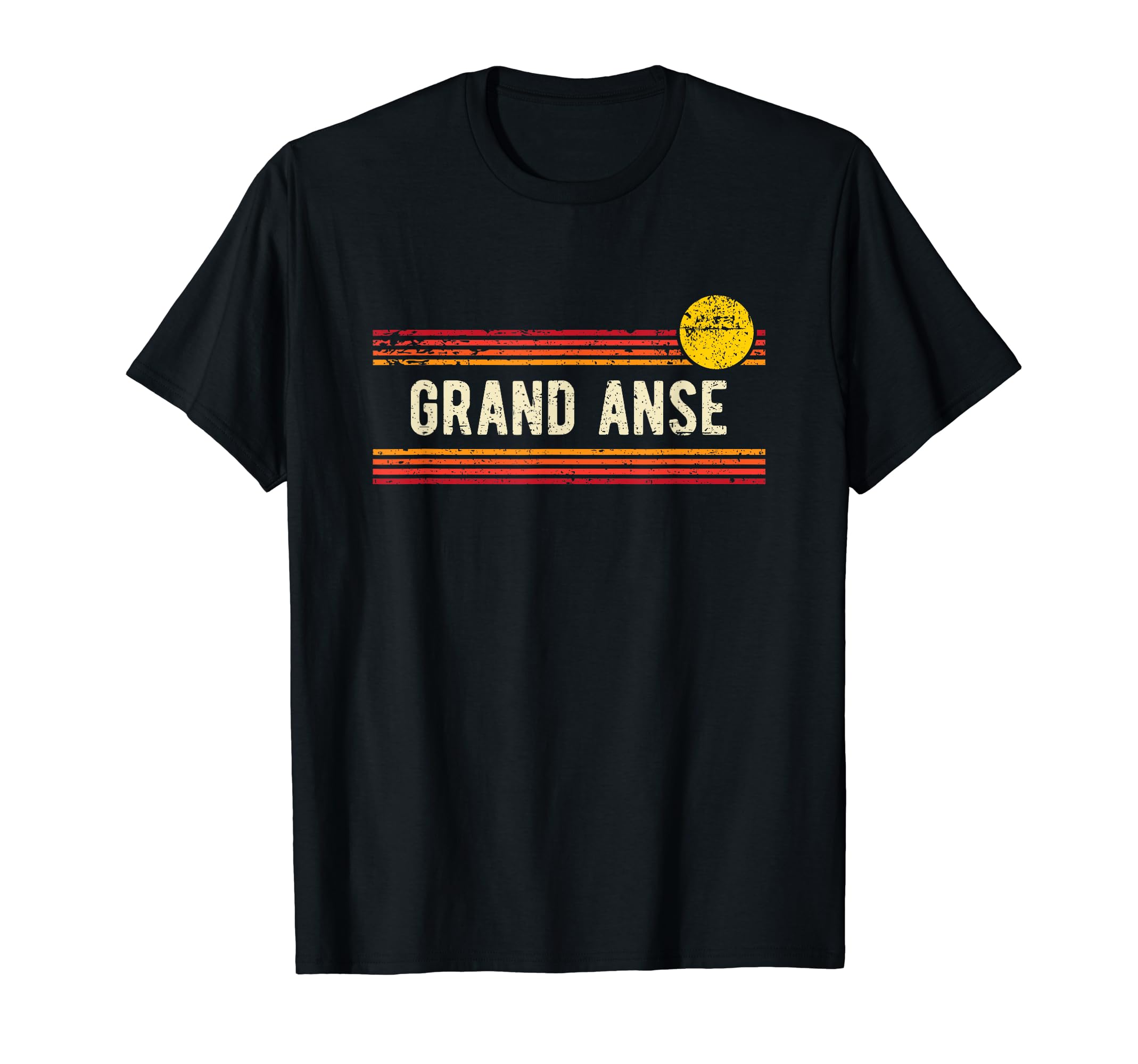 Grand Anse Distressed Sunset T-Shirt - Novelty Apparel Men Women - T-Shirt, Sweatshirt, Hoodie