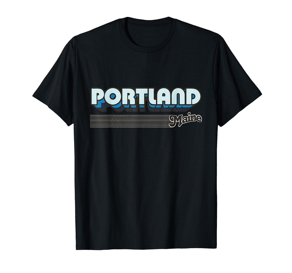 Portland Maine Stripes T-Shirt - Minimalist Print Unisex - T-Shirt, Sweatshirt, Hoodie