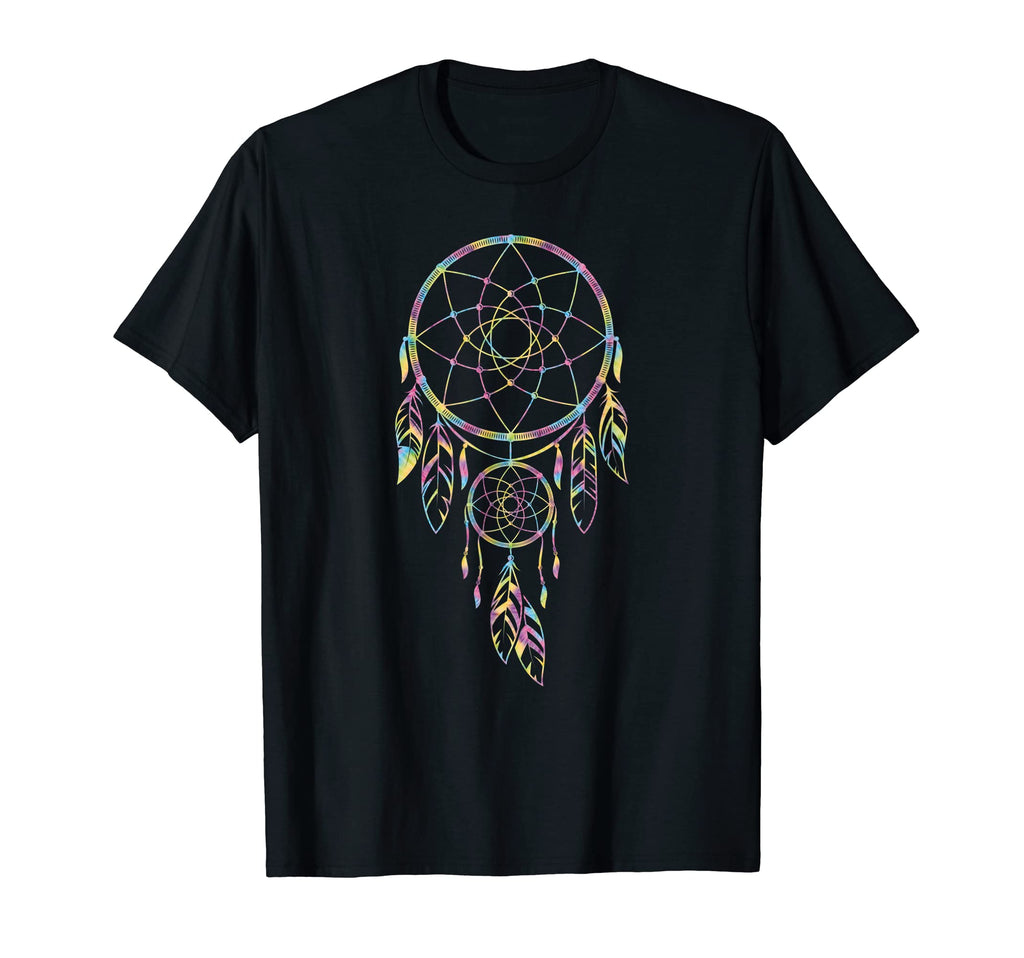 Dreamcatcher Tie Dye Boho Hippie T-Shirt - Minimalist Print Men Women - T-Shirt, Sweatshirt, Hoodie