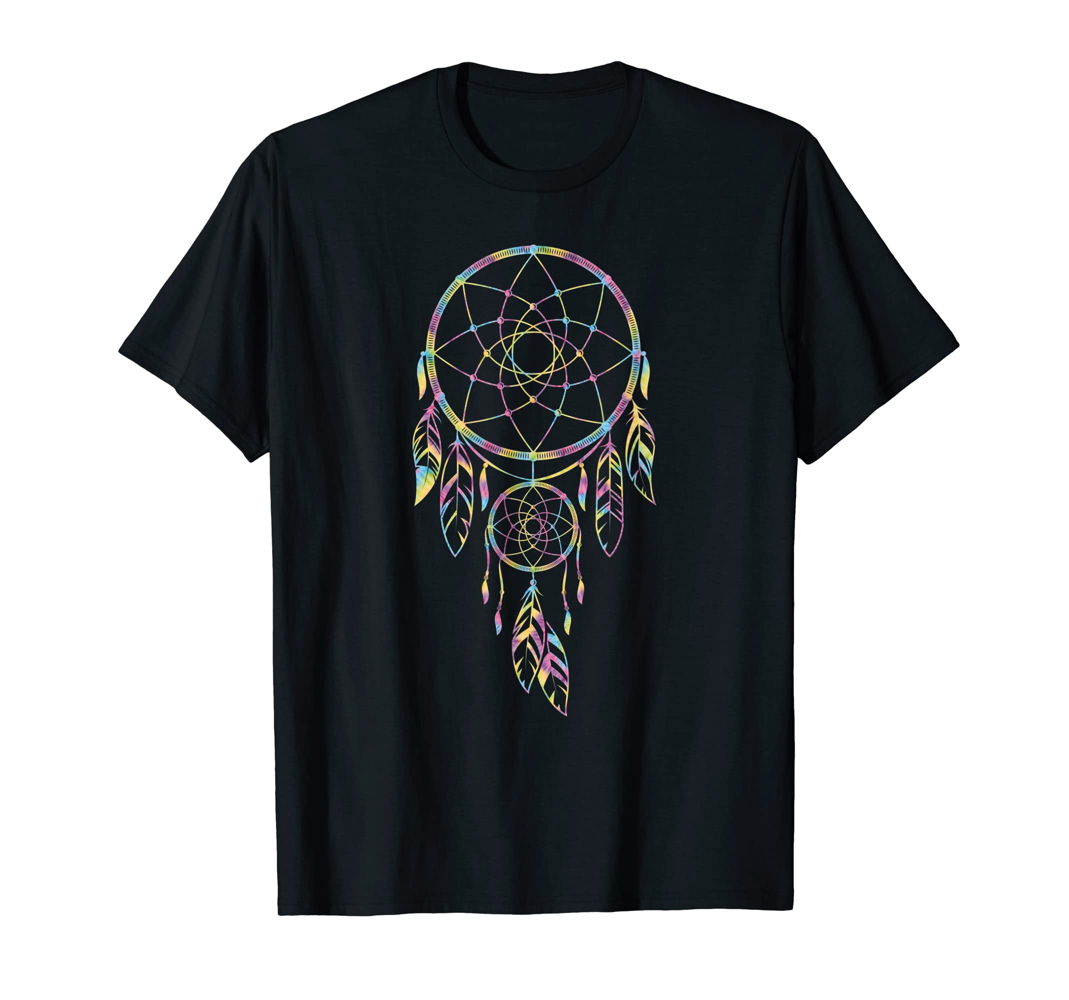 Dreamcatcher Tie Dye Boho Hippie T-Shirt - Minimalist Print Men Women - T-Shirt, Sweatshirt, Hoodie