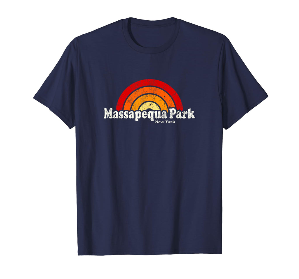 Massapequa Park New York Ny 70S T-Shirt - Custom Art Print for Adults - T-Shirt, Sweatshirt, Hoodie