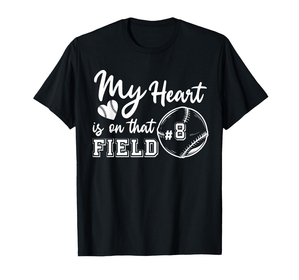 My Heart Is That Field Costume Number 8 T-Shirt - Unique Graphic Men Women - T-Shirt, Sweatshirt, Hoodie