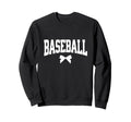 Baseball Bow Baseball Mom Coach Sweatshirt - Streetwear Style Men Women - T-Shirt, Sweatshirt, Hoodie