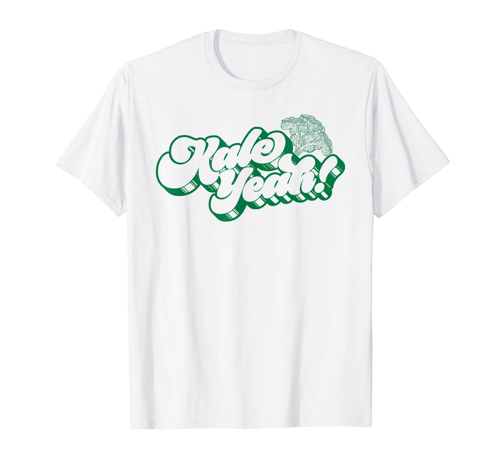 Kale Yeah Funny 70S Script Typography T-Shirt - Novelty Apparel Men Women - T-Shirt, Sweatshirt, Hoodie