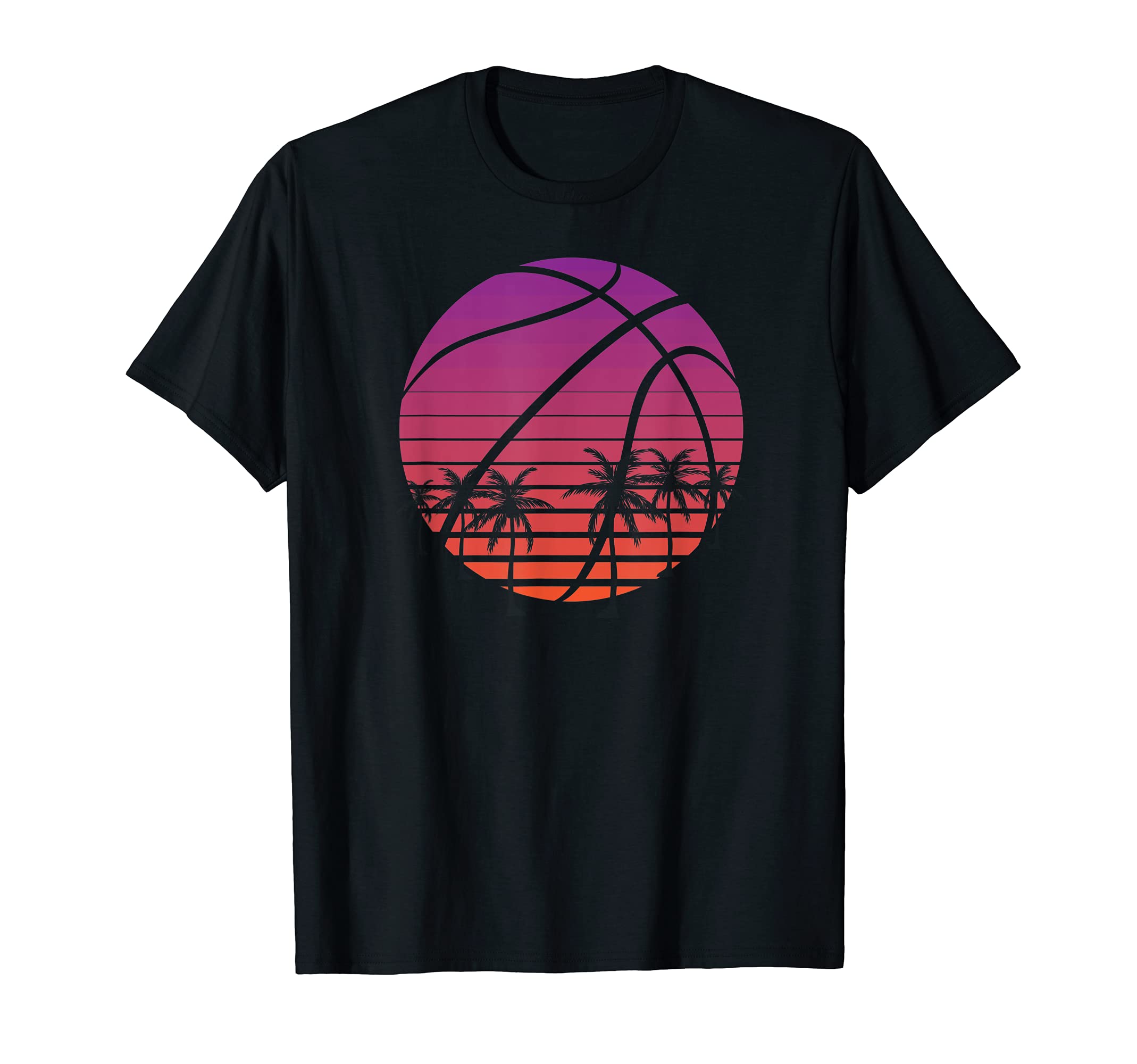 80S Sunset Palm Outrun Aesthetic T-Shirt - Casual Everyday Wear Men Women - T-Shirt, Sweatshirt, Hoodie