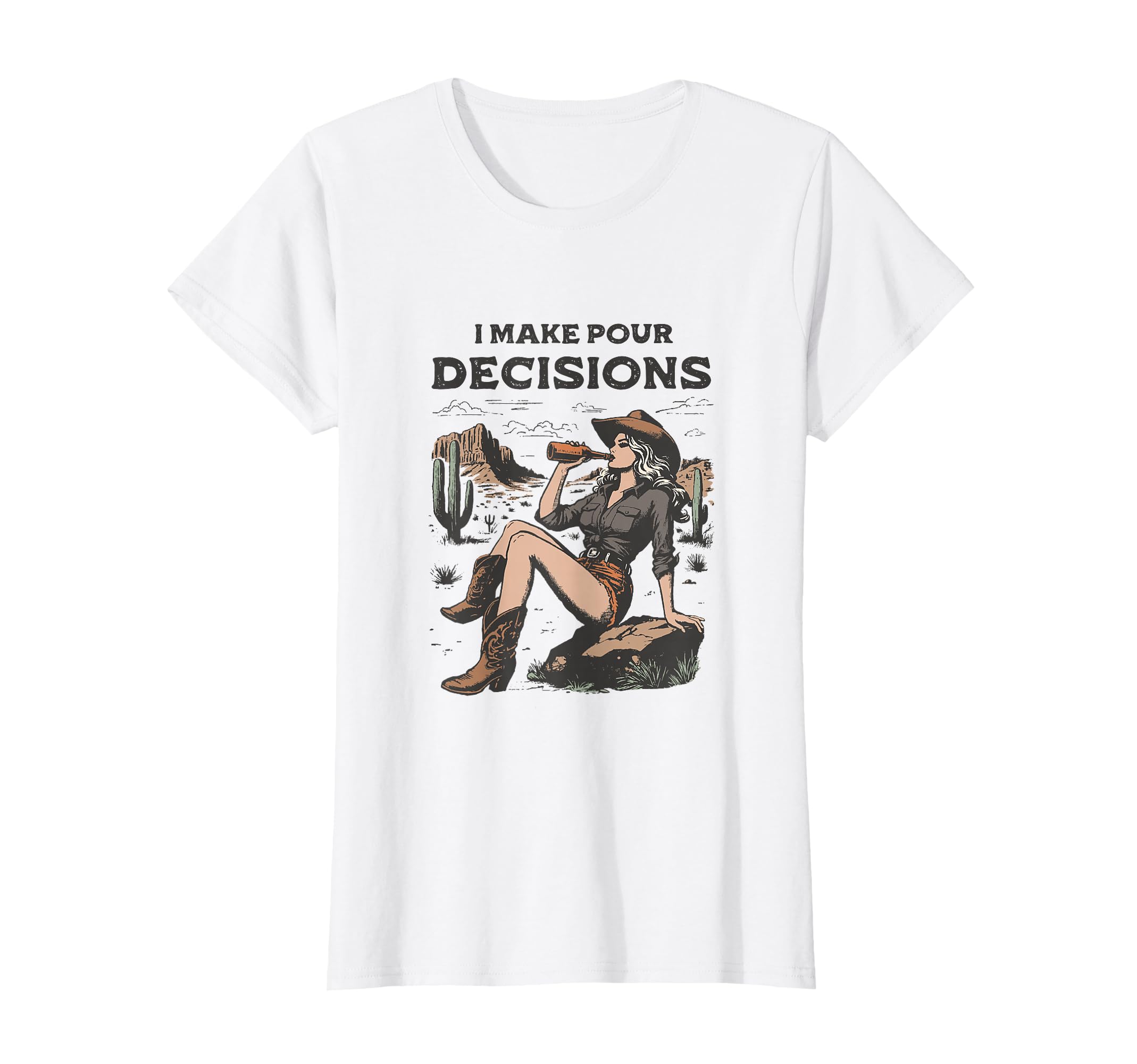 Cowgirl Cowboy Western Rodeo Texas Hoodie - Custom Art Print Men Women - T-Shirt, Sweatshirt, Hoodie