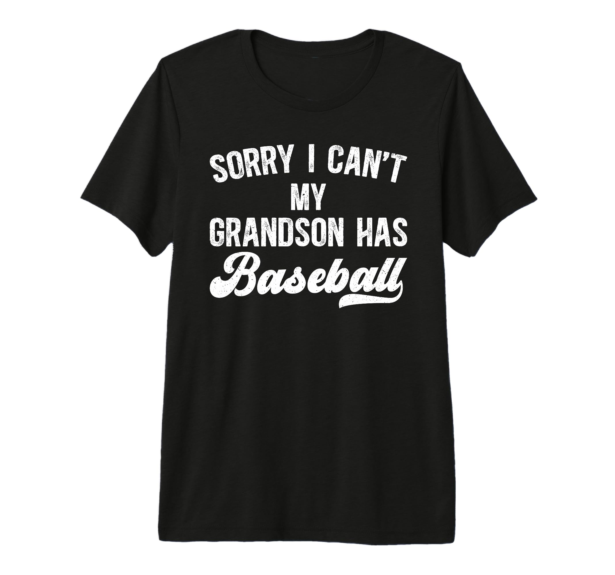 Mens My Grandson Has Baseball Grandpa T-Shirt - Minimalist Print Unisex - T-Shirt, Sweatshirt, Hoodie