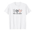 Peace Love And Mickey Mouse T-Shirt - Aesthetic Graphic Men Women - T-Shirt, Sweatshirt, Hoodie
