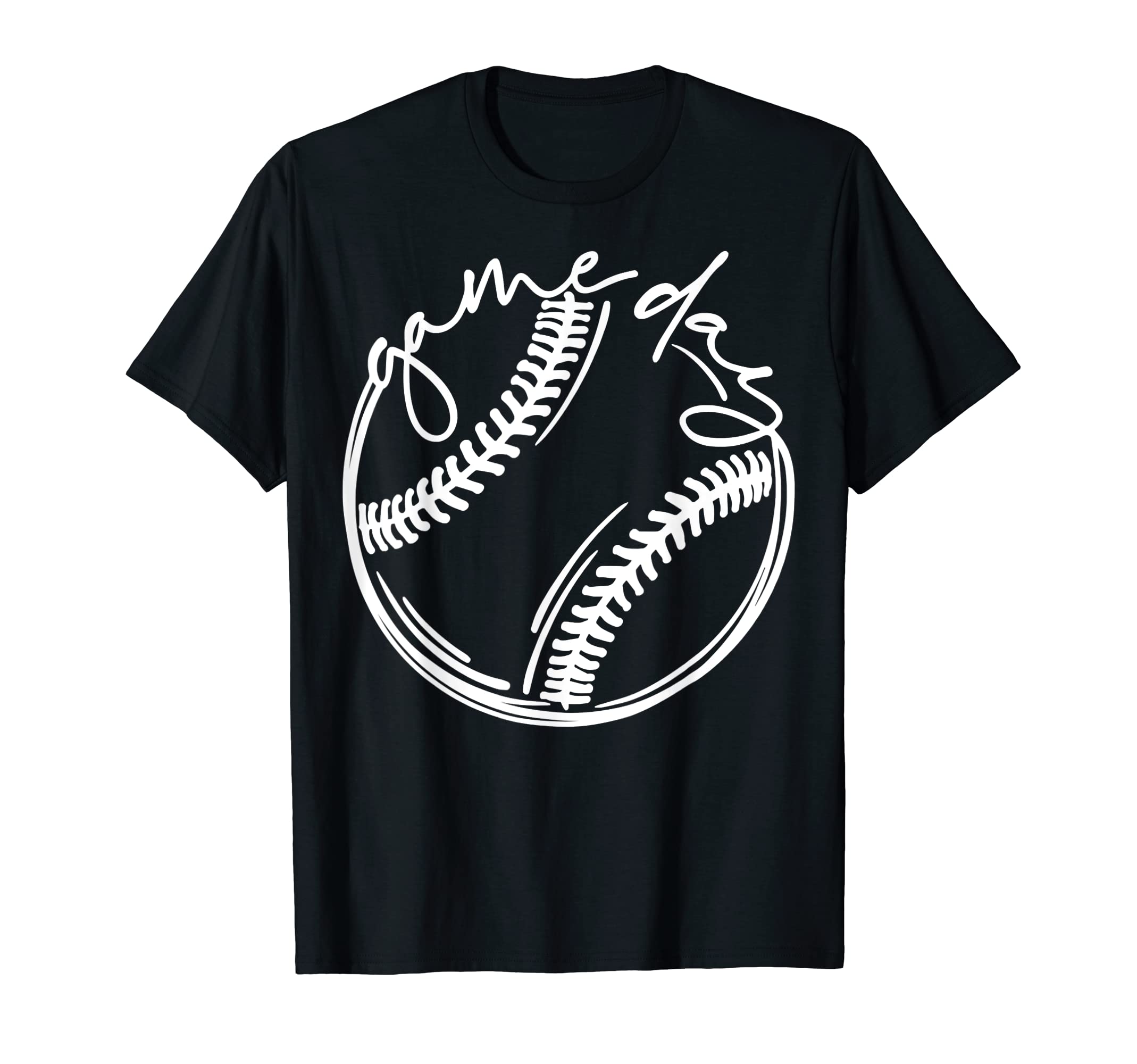 Game Day Baseball Baseball Life Softball T-Shirt - Graphic Print Men Women - T-Shirt, Sweatshirt, Hoodie