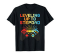 Leveling Up To Stepdad Funny Bonus T-Shirt - Novelty Apparel for Adults - T-Shirt, Sweatshirt, Hoodie