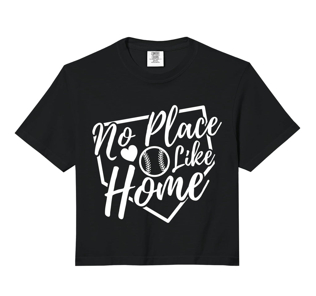 No Place Like Home Baseball Mom Life Game Hoodie - Graphic Print Men Women - T-Shirt, Sweatshirt, Hoodie