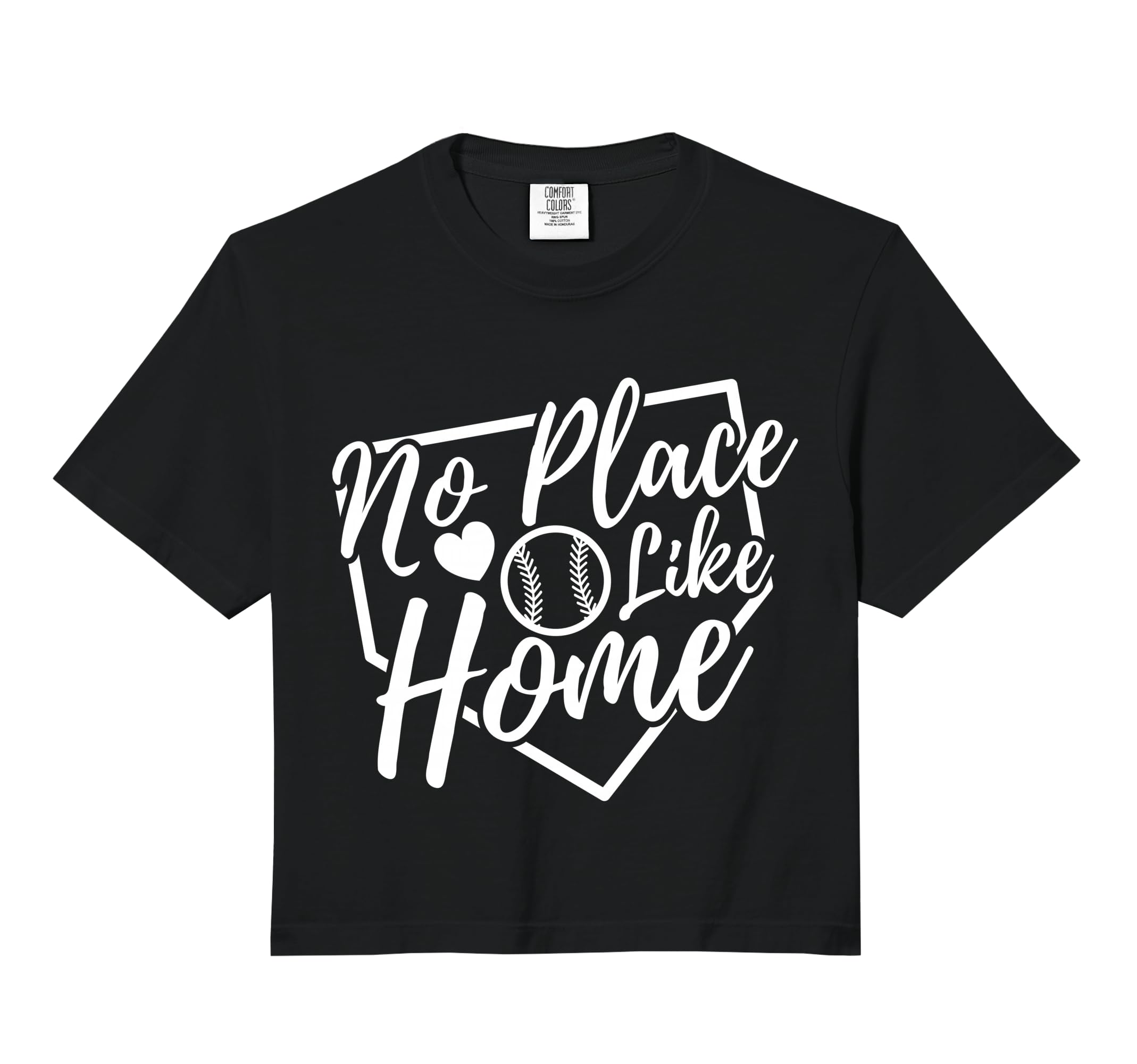 No Place Like Home Baseball Mom Life Game Hoodie - Graphic Print Men Women - T-Shirt, Sweatshirt, Hoodie