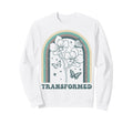 Transformed Butterfly Floral Sweatshirt - Novelty Apparel for Adults - T-Shirt, Sweatshirt, Hoodie