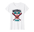 Baseball Mom Tribe Proud Sports Parent T-Shirt - Streetwear Style Unisex - T-Shirt, Sweatshirt, Hoodie