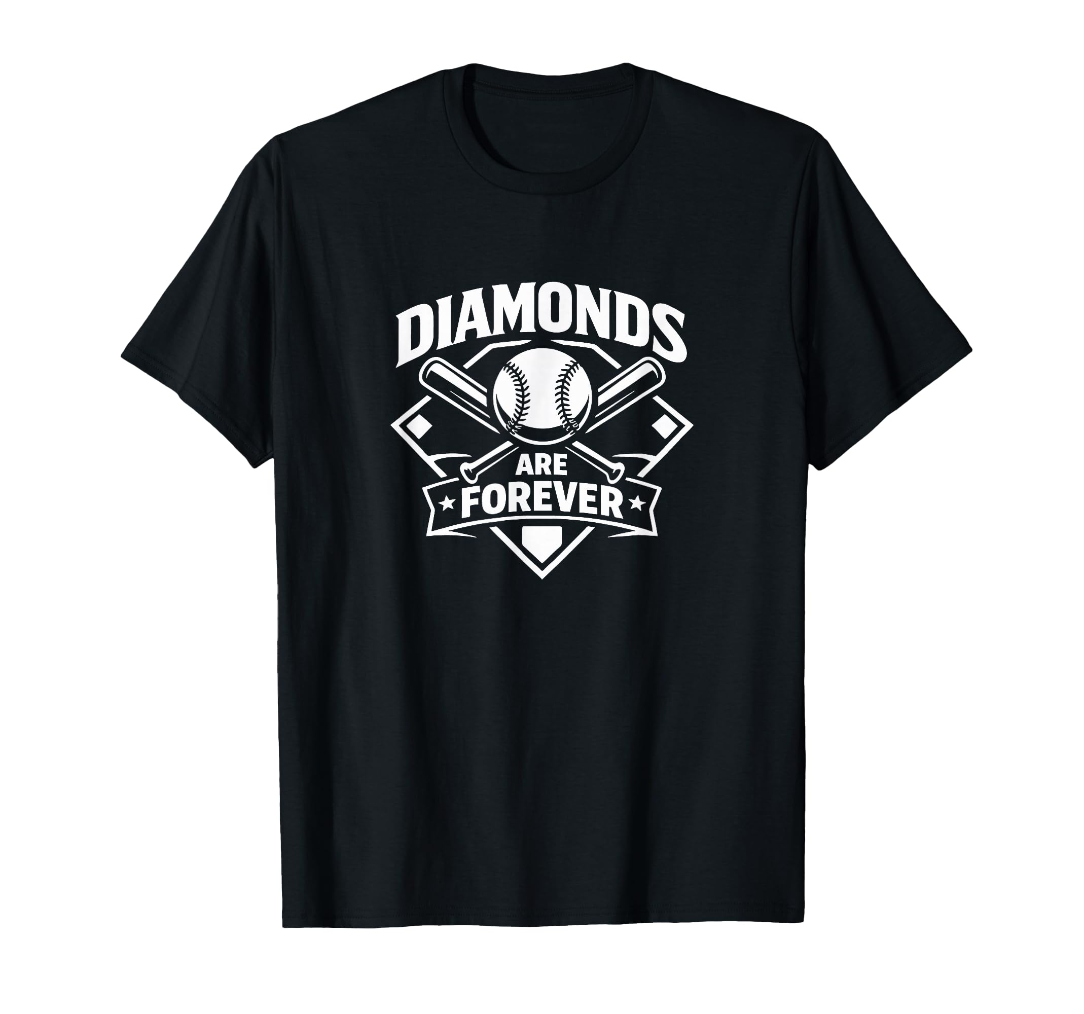 Diamonds Are Forever Baseball T-Shirt - Casual Everyday Wear for Adults - T-Shirt, Sweatshirt, Hoodie