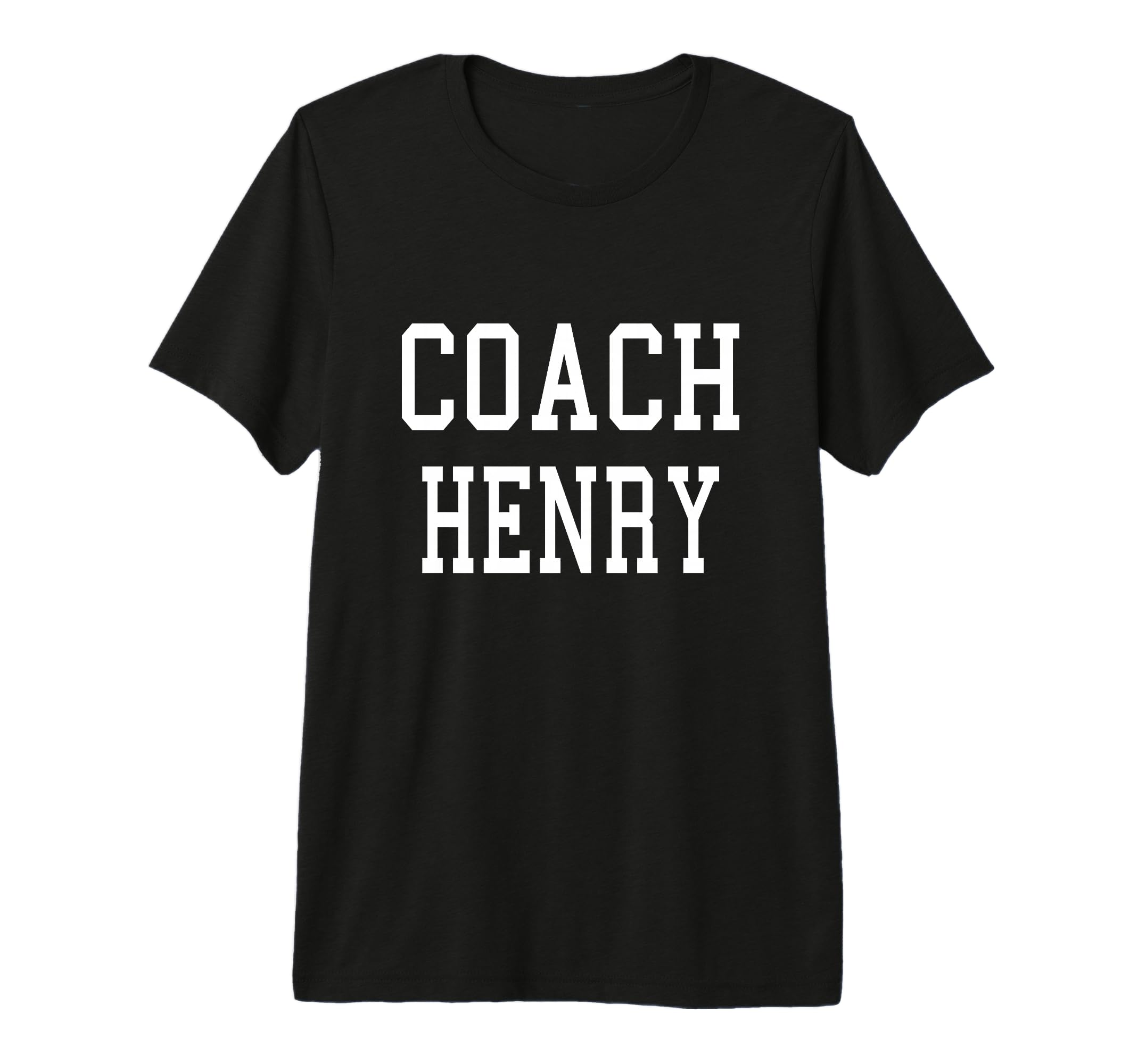 Coach Henry Custom Football Soccer T-Shirt - Minimalist Print Unisex - T-Shirt, Sweatshirt, Hoodie
