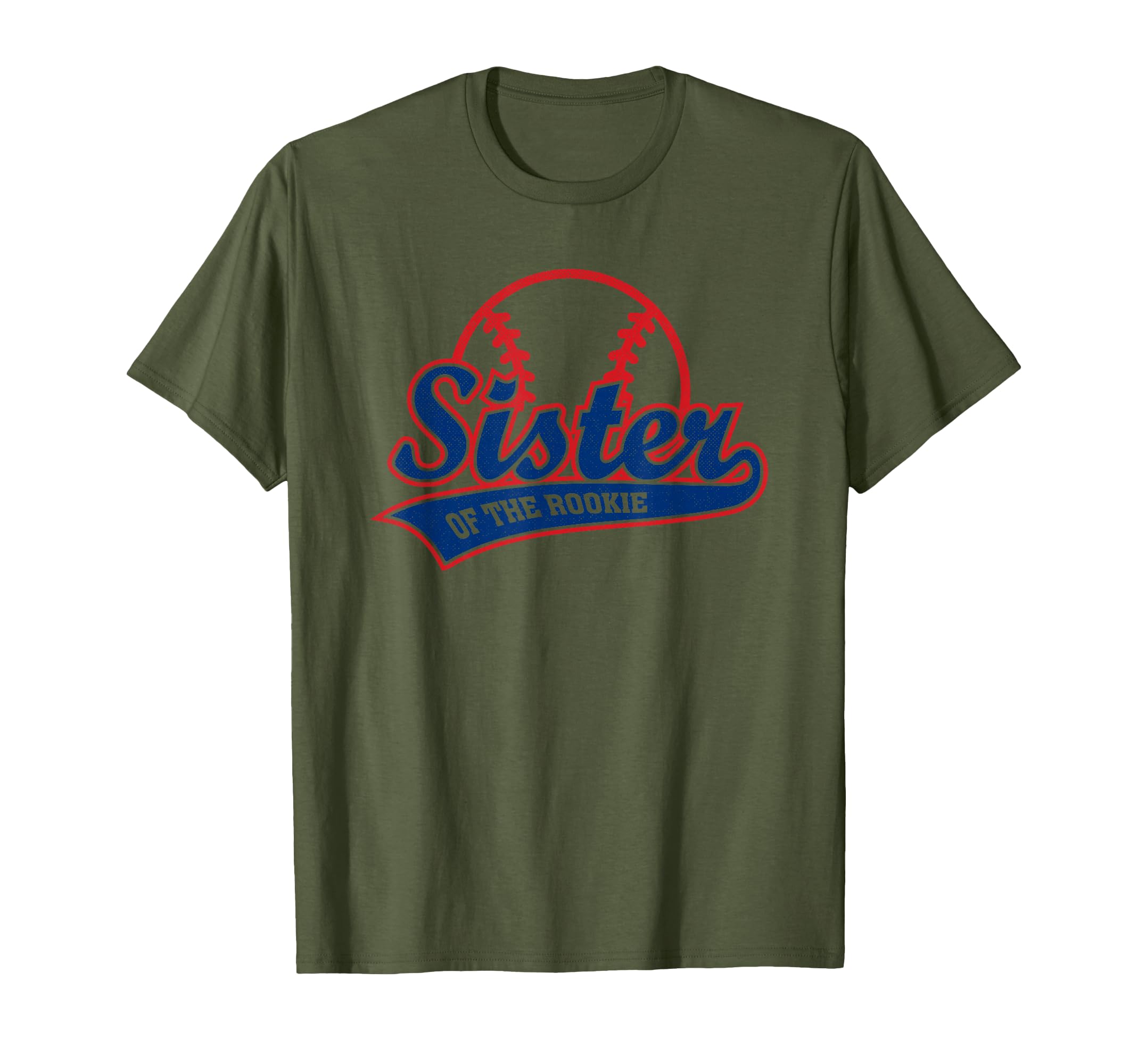 Funny Baseball Sister Rookie Birthday T-Shirt - Minimalist Print Men Women - T-Shirt, Sweatshirt, Hoodie