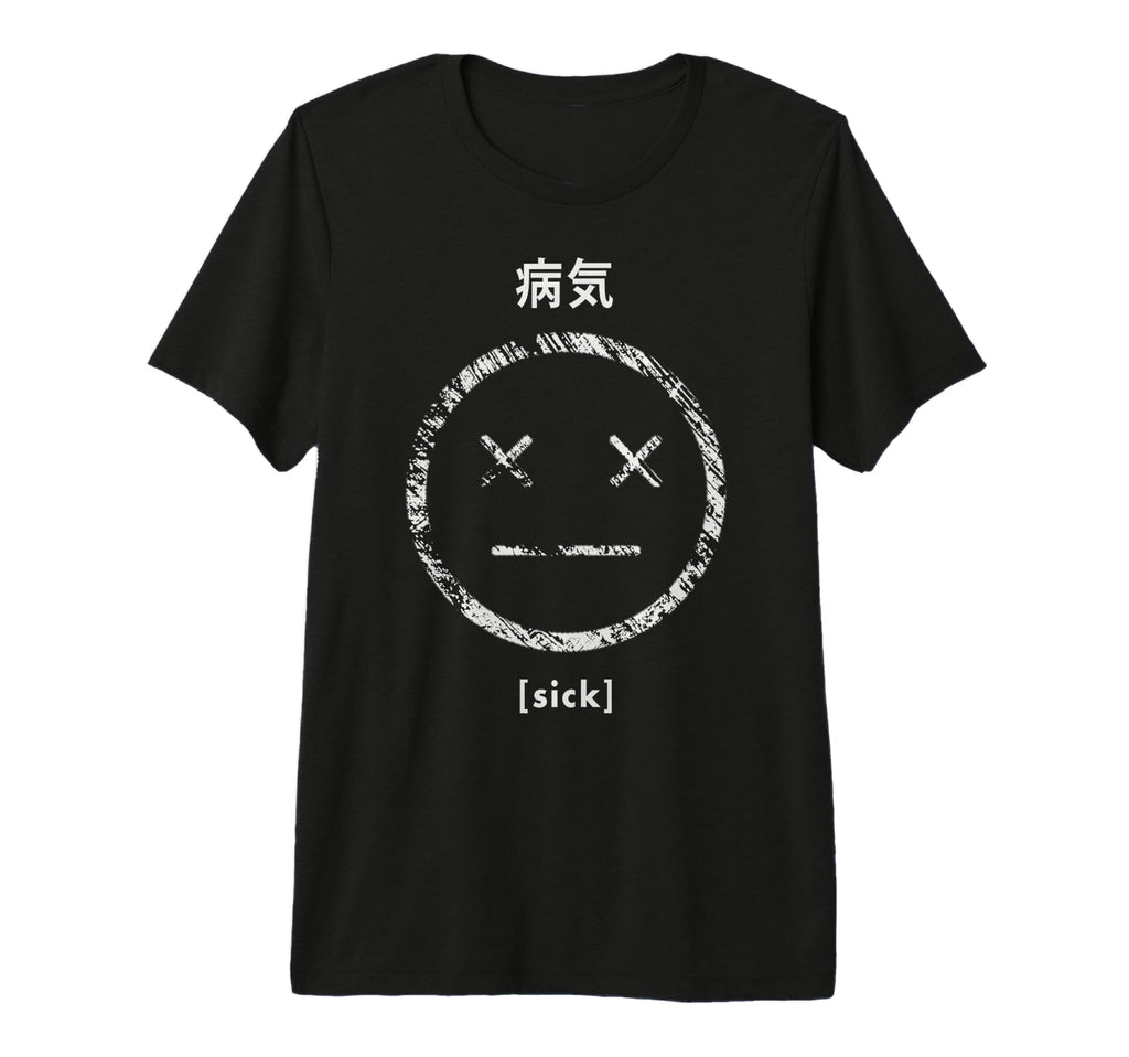 Sick Face Soft Grunge Gift Aesthetic T-Shirt - Aesthetic Graphic Men Women - T-Shirt, Sweatshirt, Hoodie