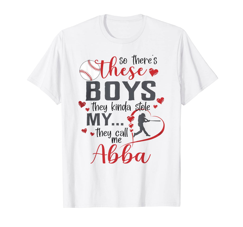 Abba Baseball Grandma Mothers Day Funny Abba T-Shirt - Graphic Print Unisex - T-Shirt, Sweatshirt, Hoodie