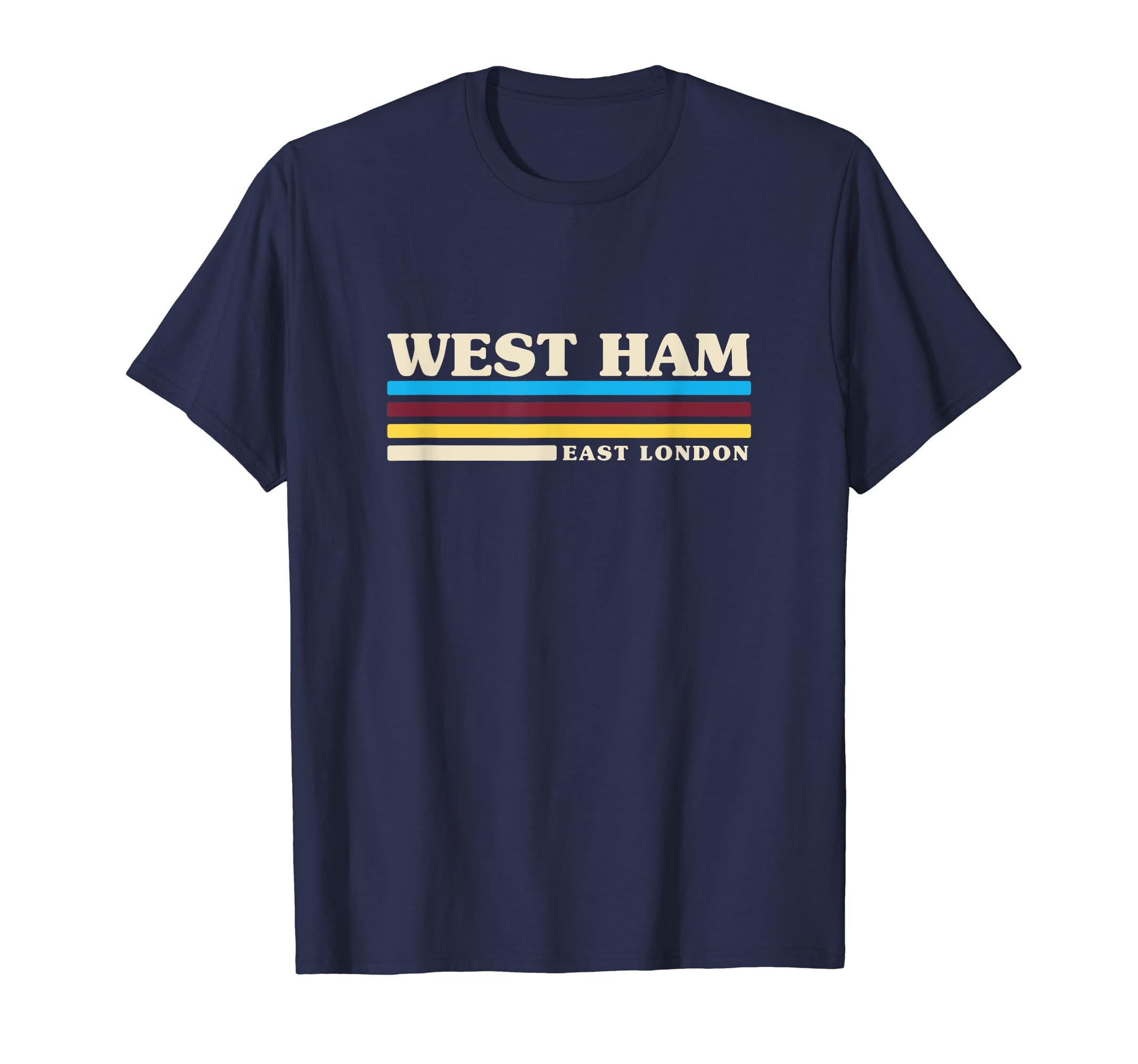 Stripe West Ham T-Shirt - Novelty Apparel Men Women - T-Shirt, Sweatshirt, Hoodie