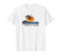 Turks And Caicos Tropical Sunset T-Shirt - Minimalist Print for Adults - T-Shirt, Sweatshirt, Hoodie