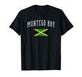 Montego Bay Jamaica Flag Distressed T-Shirt - Unique Graphic Unisex - T-Shirt, Sweatshirt, Hoodie